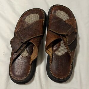 Men’s Born Sandals, Men’s Leather sandals, men’s flip flops, men’s size 12, shoe